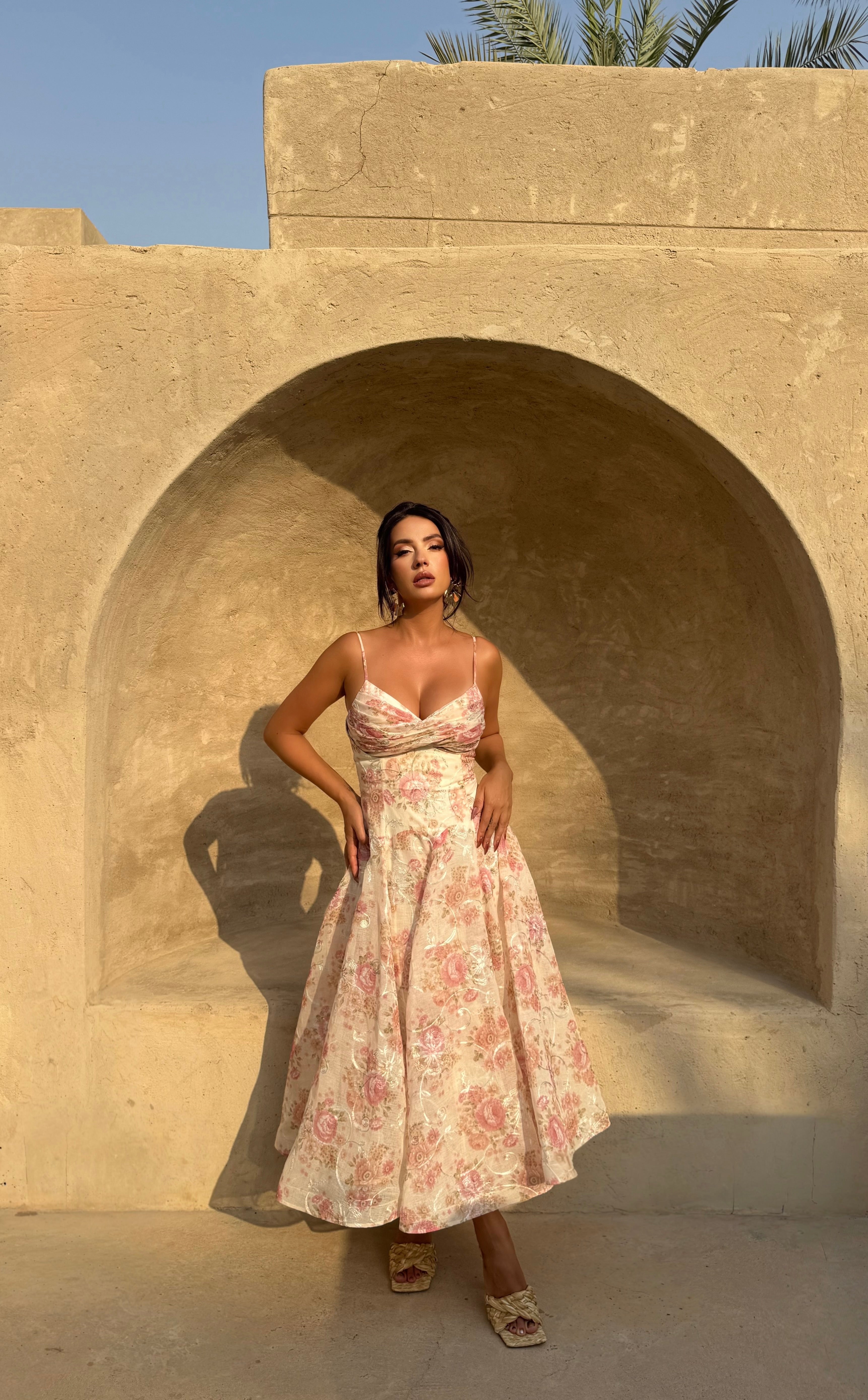 Linen Organza Dress.