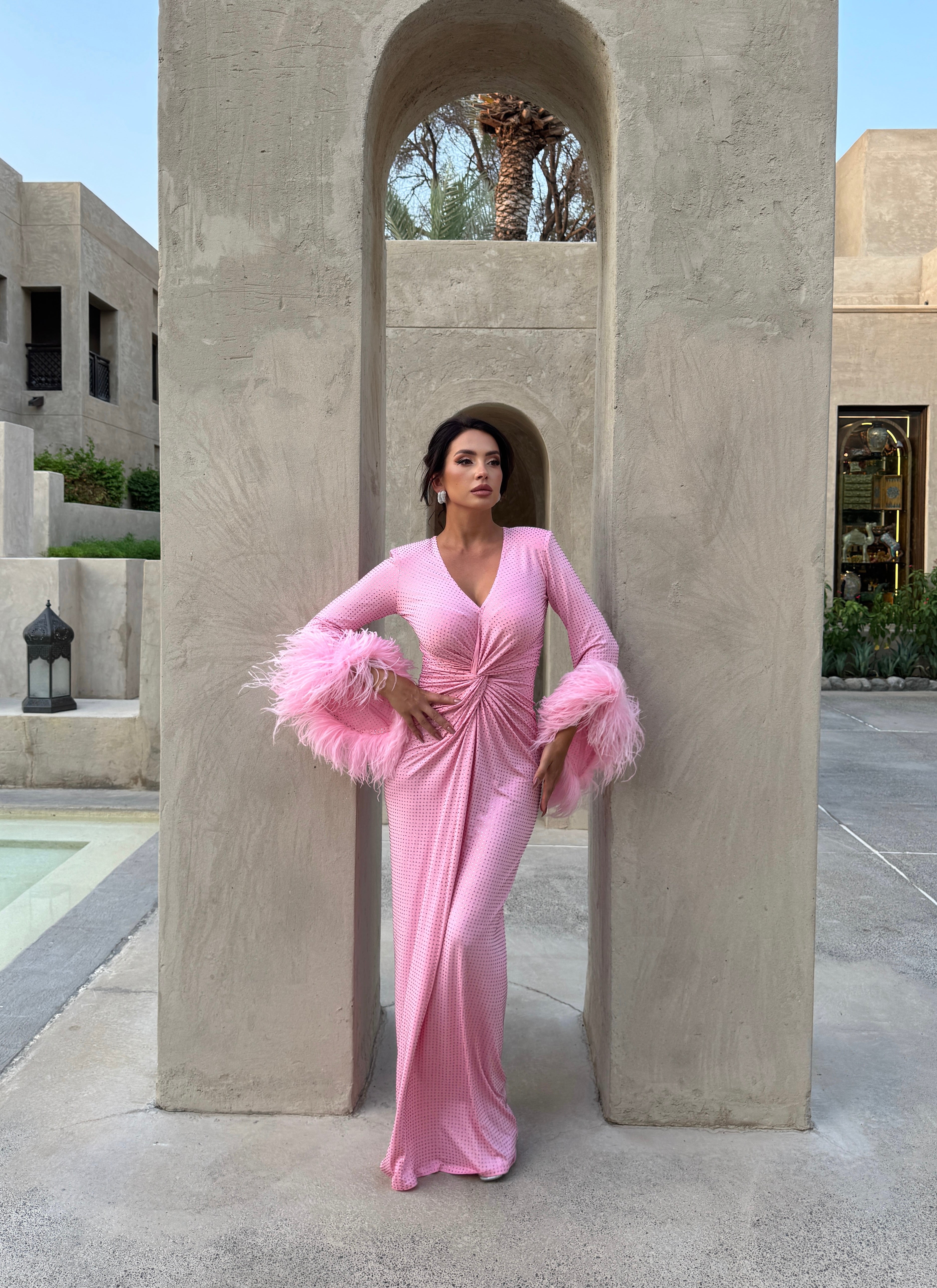 Bell Sleeves Dress.