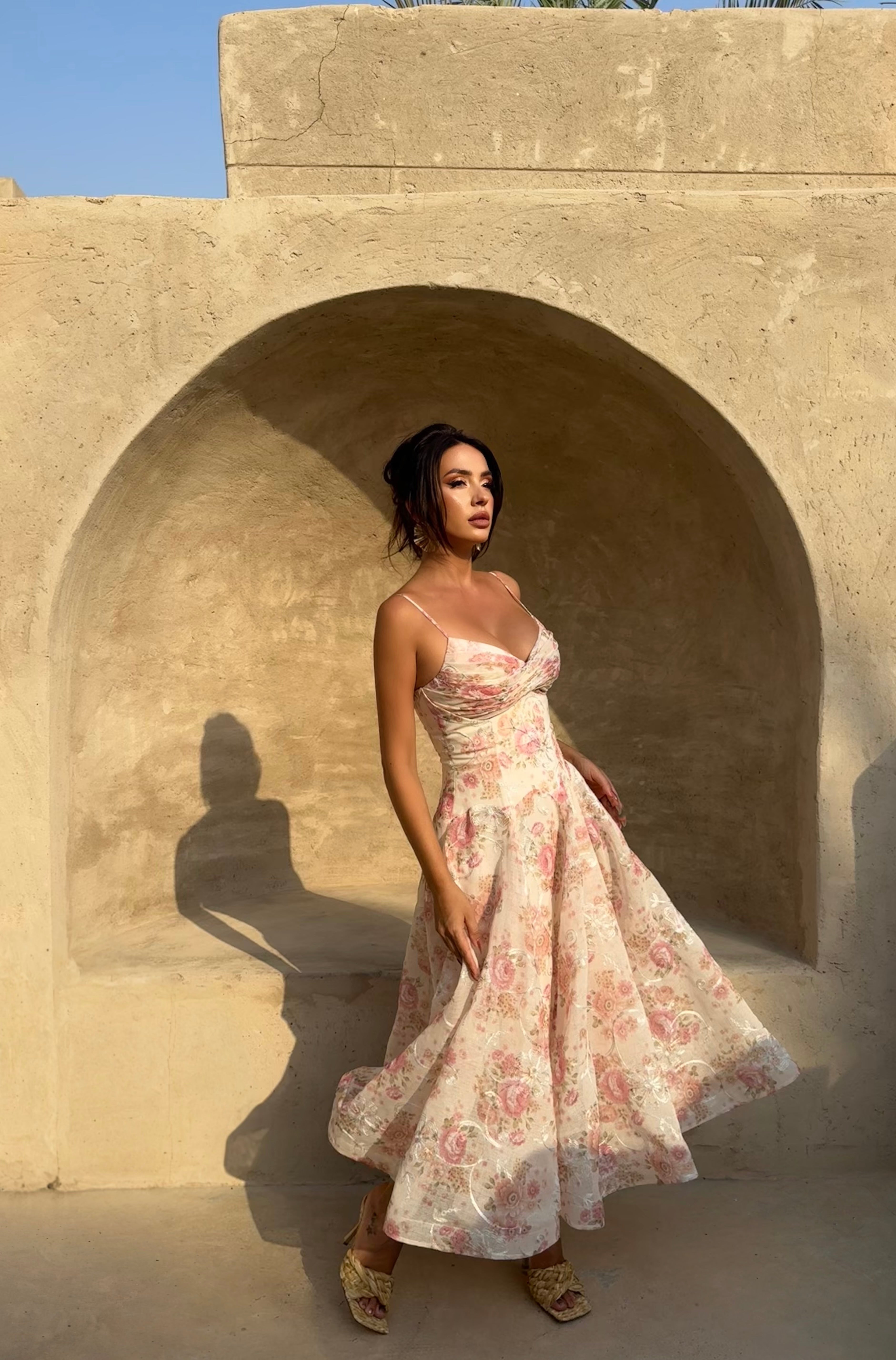 Linen Organza Dress.