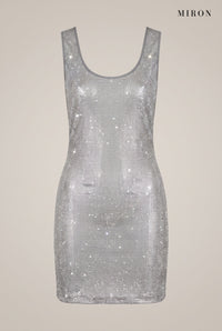 Silver Crystal Racerback Mini – front view