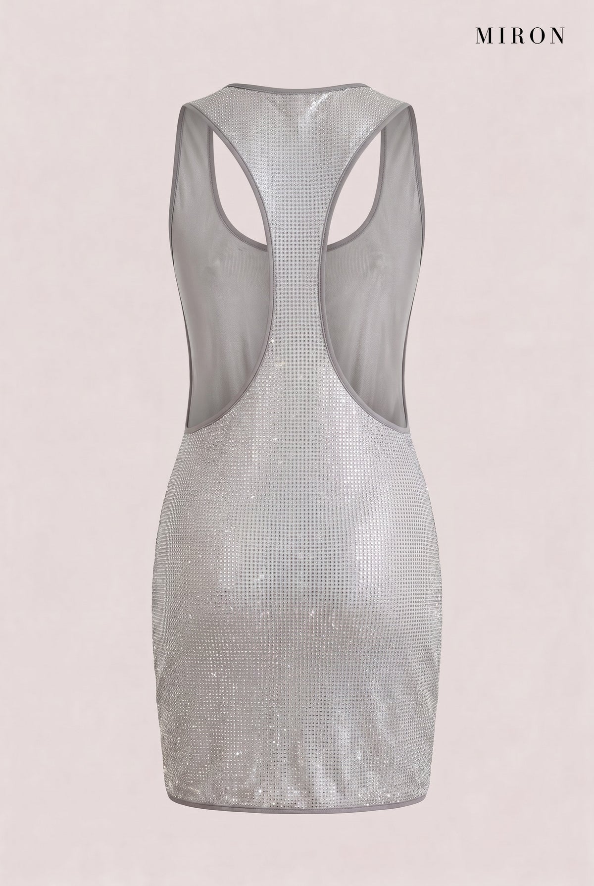 Silver Crystal Racerback Mini – back view