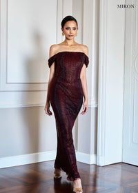 Mesh Dress With Crystals.