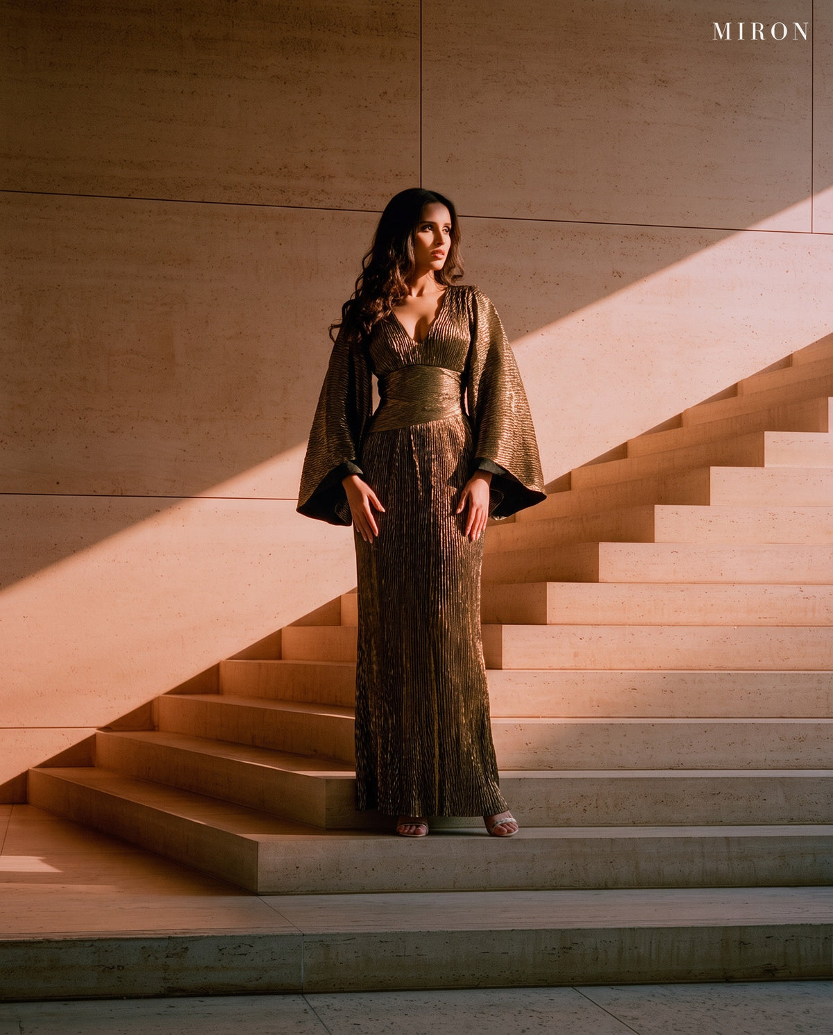 Bronze Long Dress.