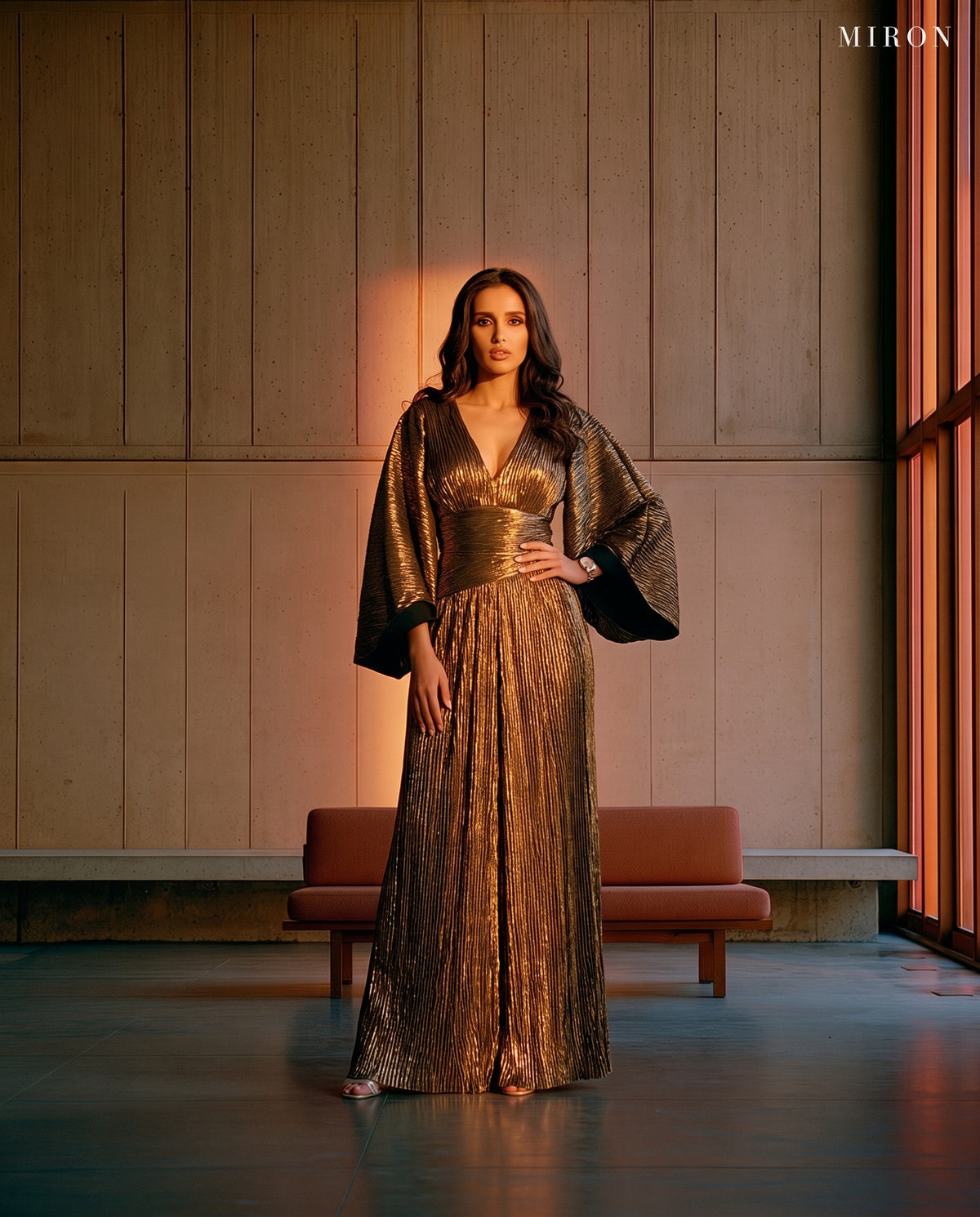 Bronze Long Dress.