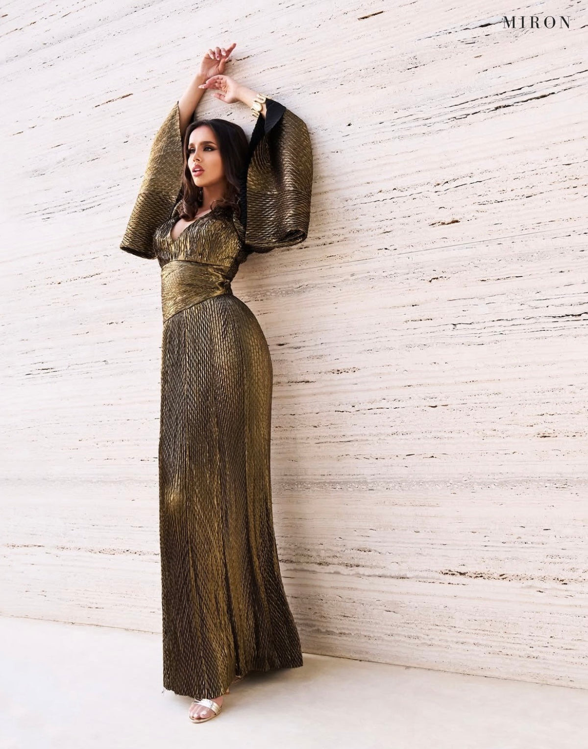 Miron Bronze Long Dress ED-BRZ-046 – original photo