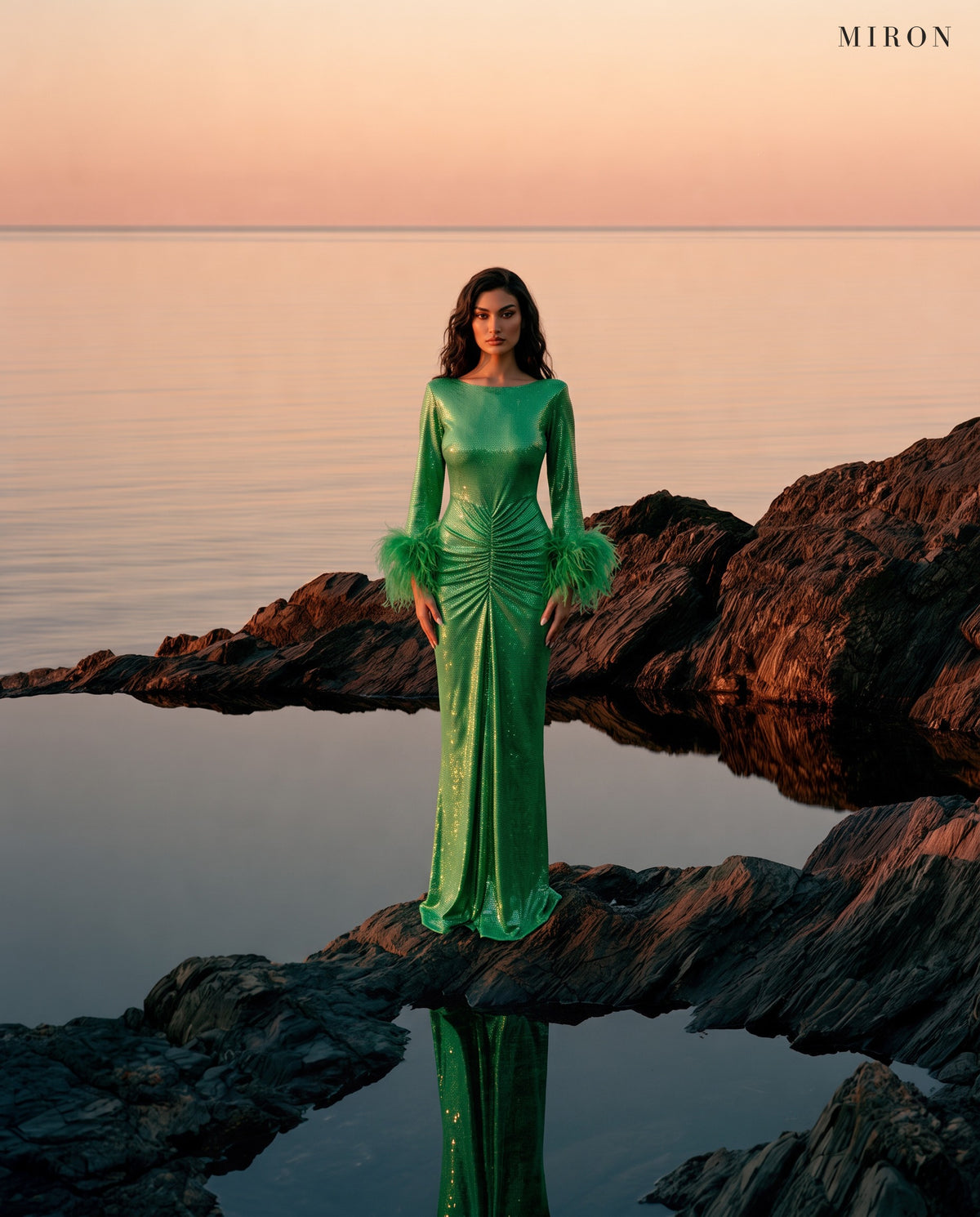 Emerald Green Long Dress
