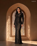 Miron Draped Dress With Crystals ED-MIX-004 – Moroccan lattice window