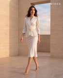 White Set With Flower - MIRON