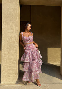 Linen Organza Set .