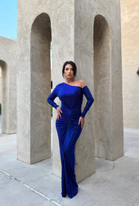 Electric Blue Dress.