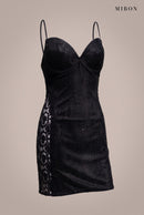 Noir Crystal Lace Mini – ghost, front