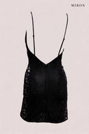 Noir Crystal Lace Mini – ghost, back
