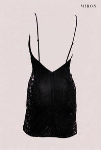 Noir Crystal Lace Mini – ghost, back